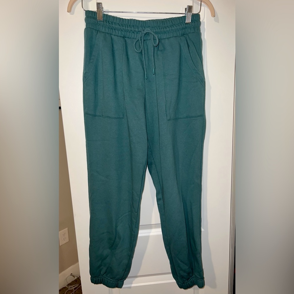 Green joggers